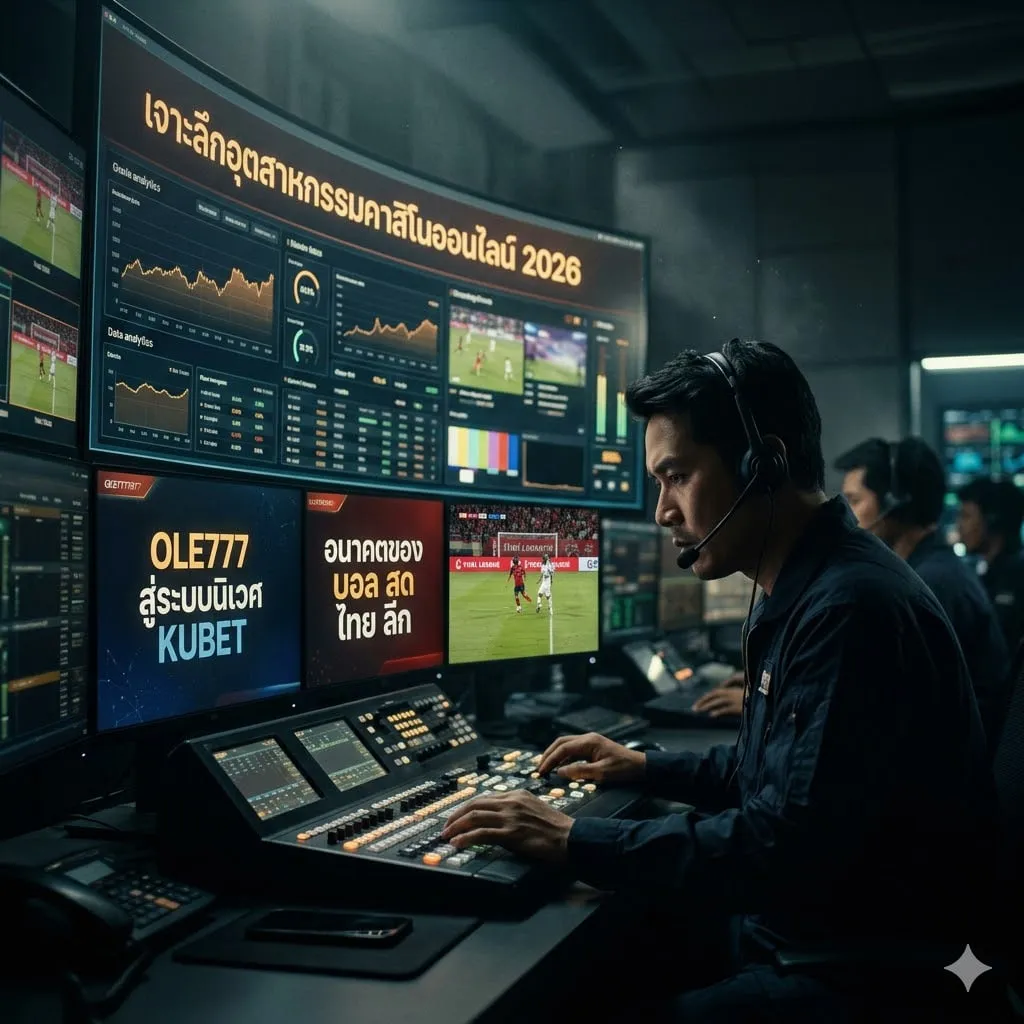 เจาะลึกอุตสาหกรรมคาสิโนออนไลน์ 2026: การปฏิวัติเทคโนโลยีจาก ole777 สู่ระบบนิเวศ KUBET และอนาคตของ บอล สด ไทย ลีก