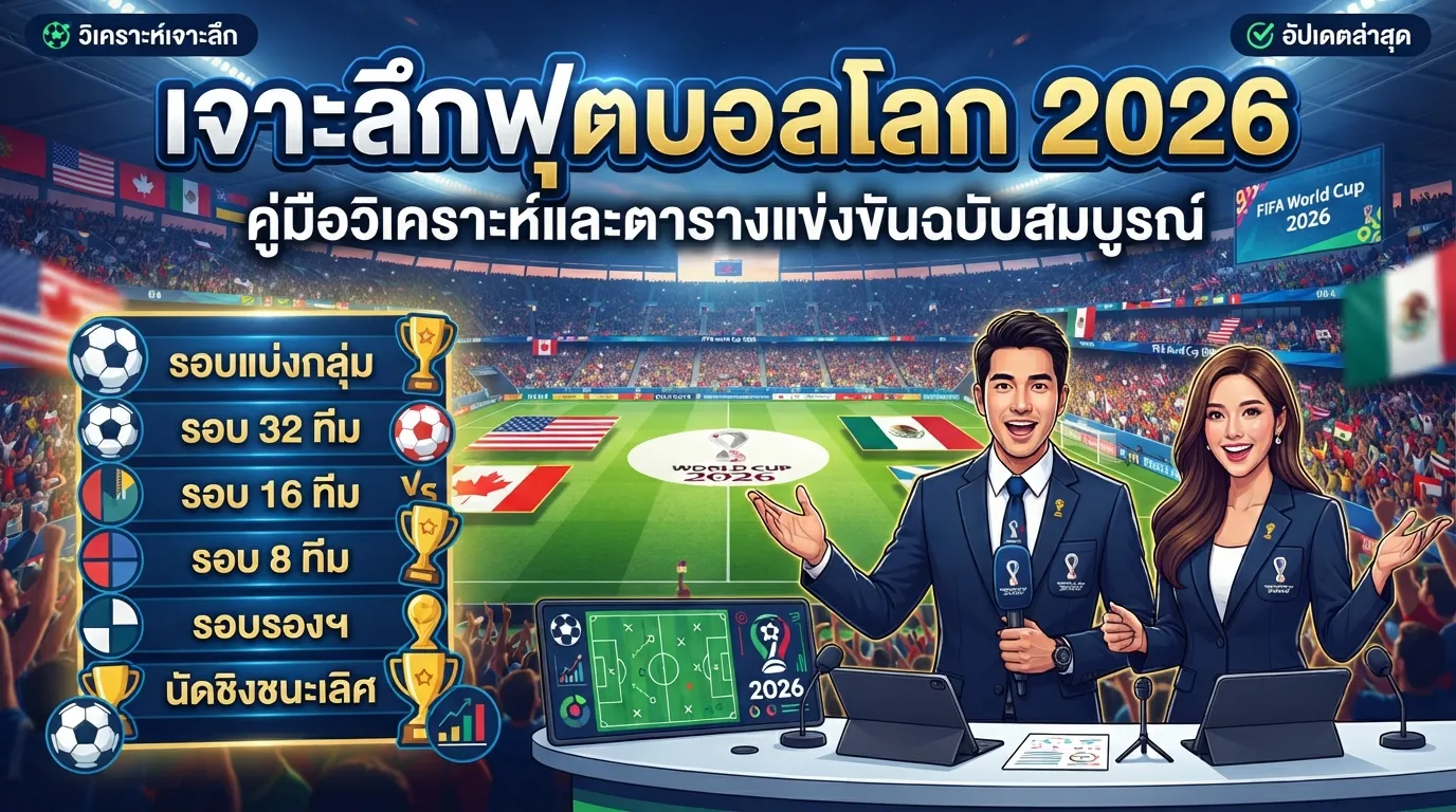 เจาะลึกฟุตบอลโลก 2026: คู่มือวิเคราะห์และตารางแข่งขันฉบับสมบูรณ์